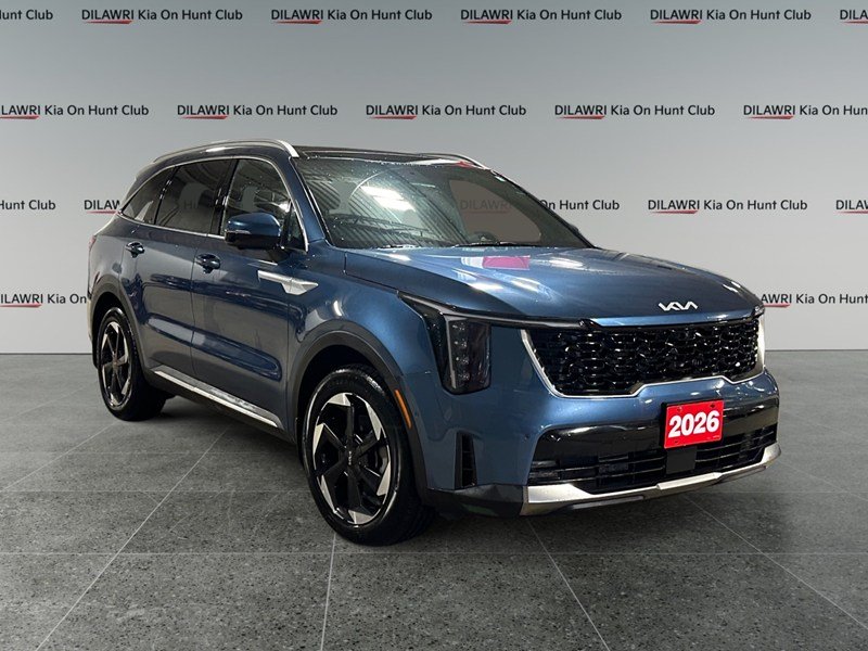 2026 Kia Sorento HEV SX AWD I NAV I LEATHER I PANO ROOF I 6 PASSENGER