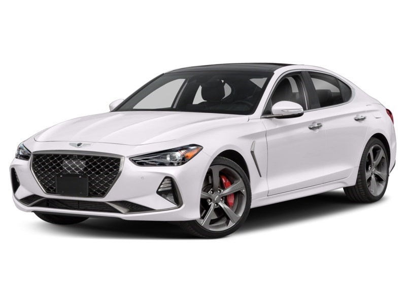 2019 Genesis G70 3.3T Sport Casablanca White Mica  Shot 4