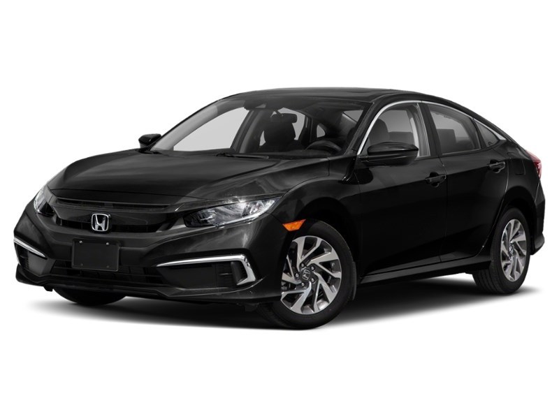 2021 Honda Civic EX Crystal Black Pearl  Shot 1