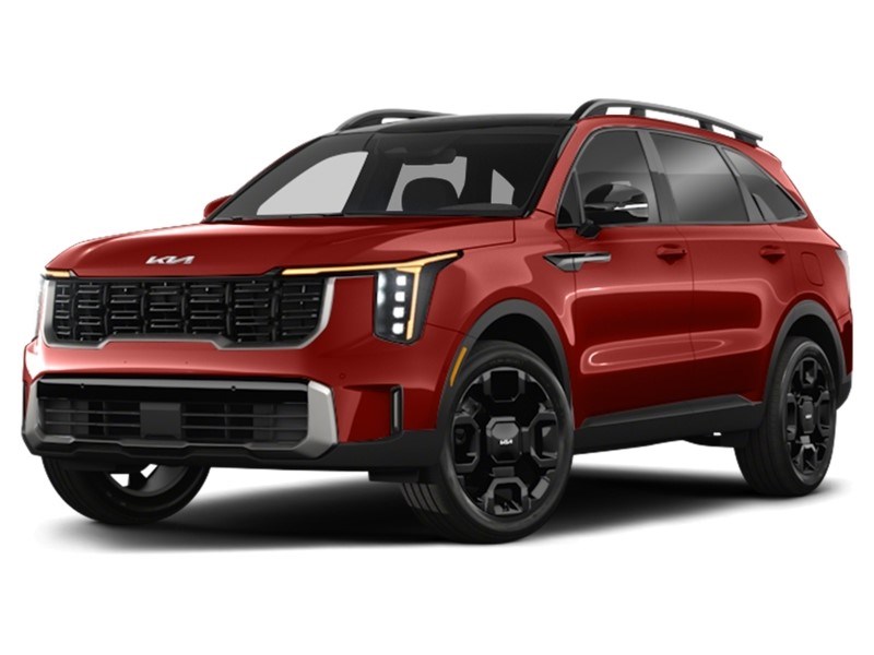 2025 Kia Sorento X-Line AWD Dawning Red  Shot 3