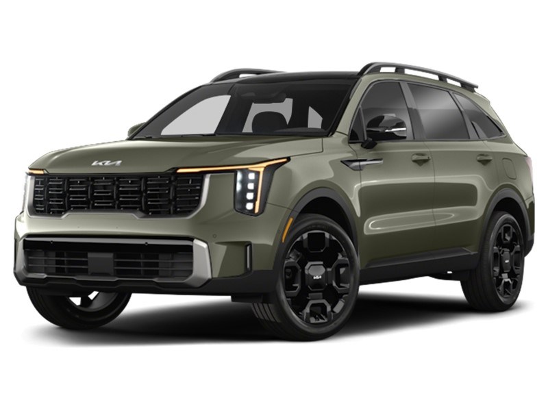 2025 Kia Sorento X-Line AWD Jungle Green  Shot 9