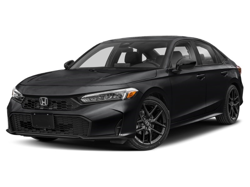 2026 Honda Civic Sport Crystal Black Pearl  Shot 1