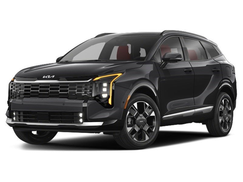 2026 Kia Sportage EX Premium AWD w/Red Interior Fusion Black  Shot 2