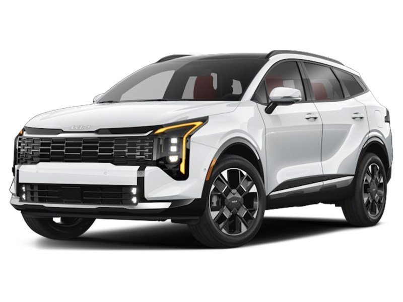 2026 Kia Sportage EX Premium AWD w/Red Interior Snow White Pearl  Shot 2
