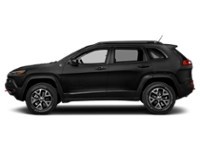 2017 Jeep Cherokee Trailhawk Diamond Black Crystal Pearl  Shot 3