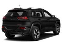 2017 Jeep Cherokee Trailhawk Diamond Black Crystal Pearl  Shot 2