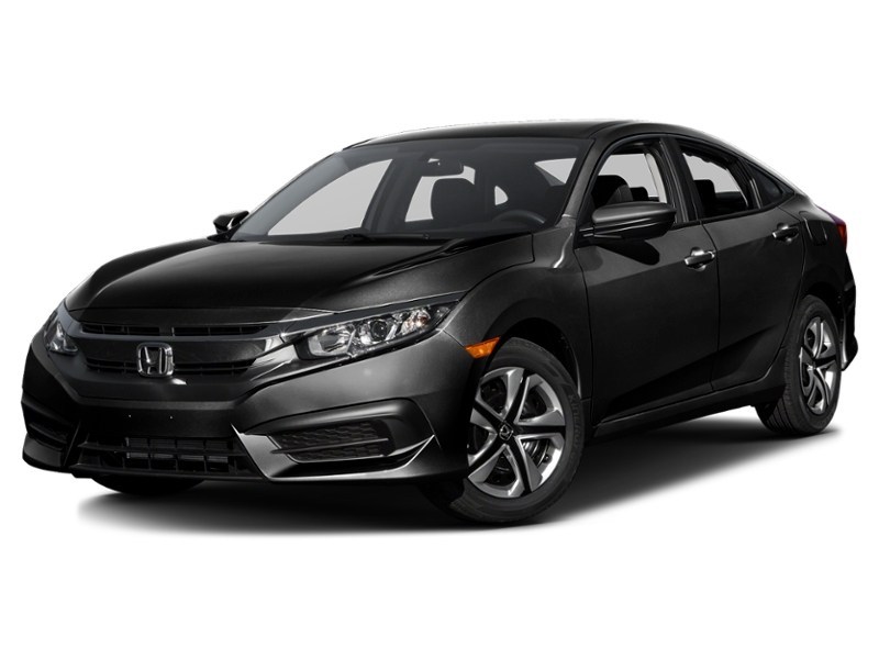 2016 Honda Civic LX (CVT) Crystal Black Pearl  Shot 4
