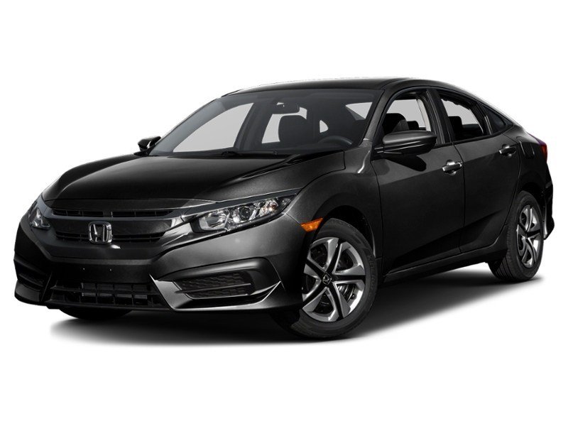 2016 Honda Civic LX (CVT) Crystal Black Pearl  Shot 1