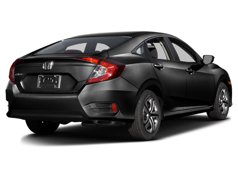 2016 Honda Civic LX (CVT) Crystal Black Pearl  Shot 2