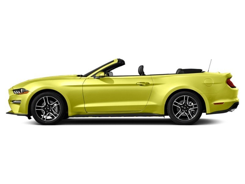 2021 Ford Mustang EcoBoost Grabber Yellow  Shot 3