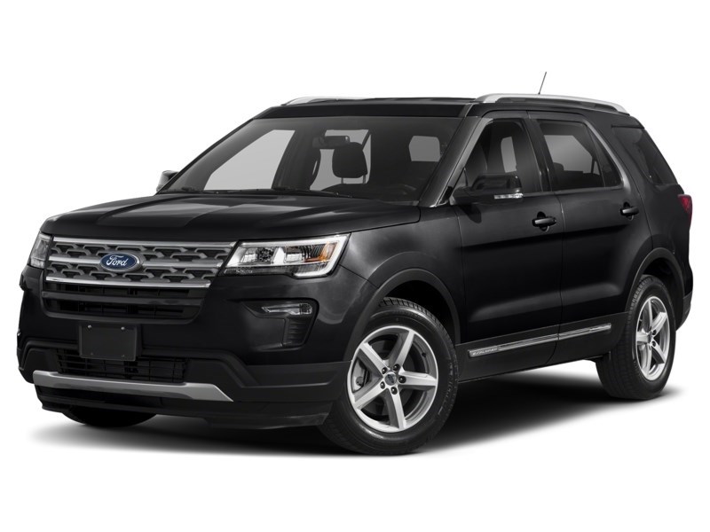 2018 Ford Explorer XLT 4WD Shadow Black  Shot 1