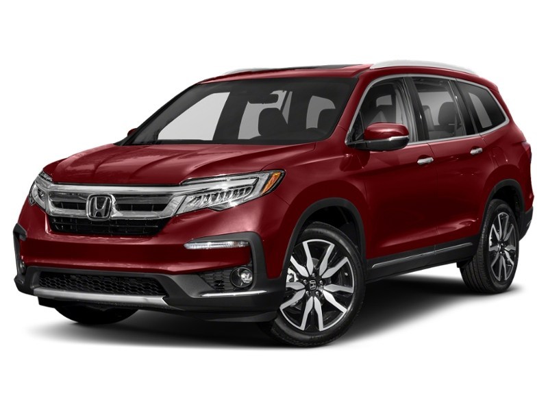 2020 Honda Pilot Touring 7P Deep Scarlet Pearl  Shot 4