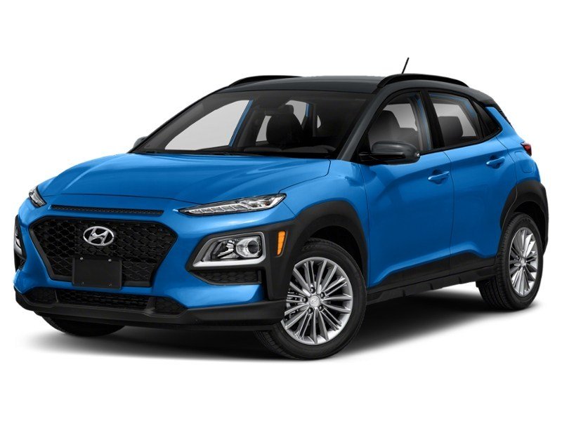 2021 Hyundai Kona 1.6T Trend w/Two-Tone Roof Blue Lagoon w/Dark Night Grey Roof  Shot 1