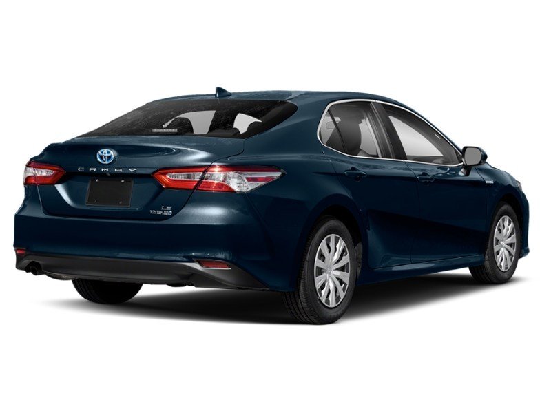 2019 Toyota Camry Hybrid LE Galactic Aqua Mica  Shot 2
