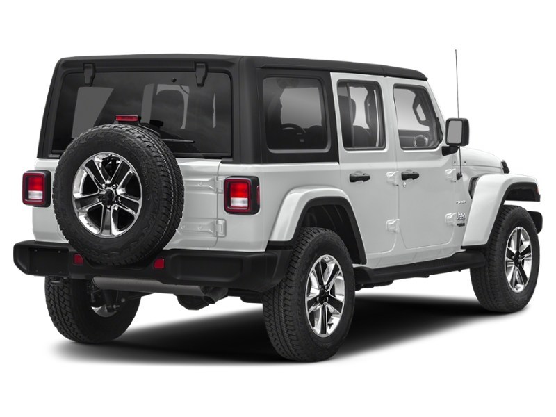 2018 Jeep Wrangler Unlimited Sahara Bright White  Shot 2