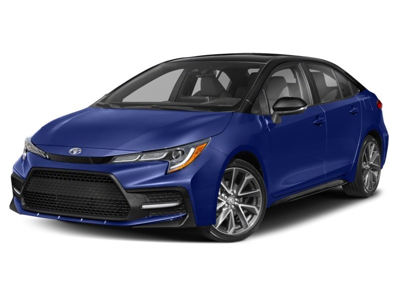 2021 Toyota Corolla SE Blue Crush Metallic w/Black Roof  Shot 1