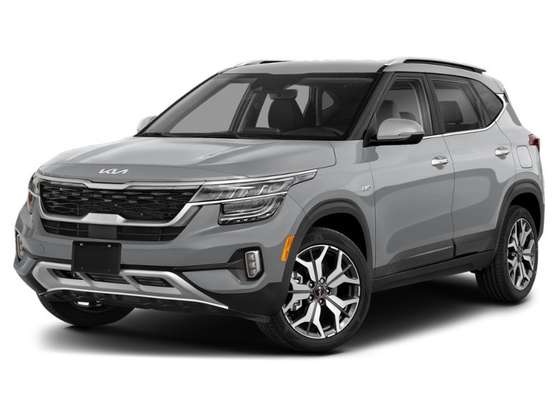 2023 Kia Seltos SX Turbo w/Black Interior Steel Grey  Shot 2