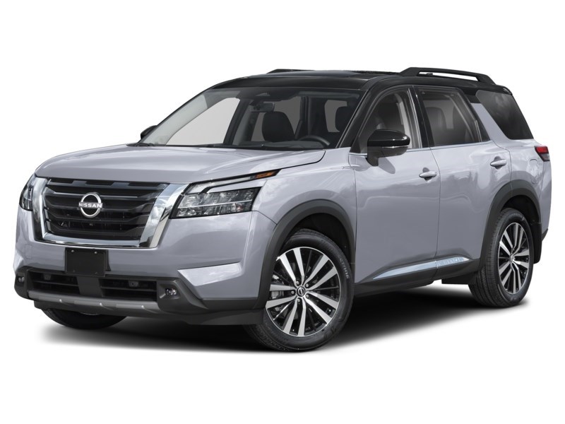 2024 Nissan Pathfinder Platinum Boulder Grey/Super Black  Shot 2